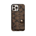 Classic iPhone Case With Wallet And Strap Brown – Shockproof Protective Phone Cover