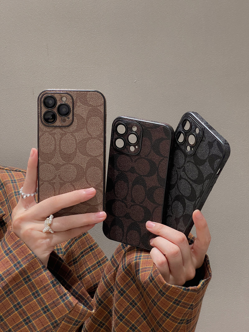 Classic iPhone Case Coffee – Slim Luxury Protective Cover