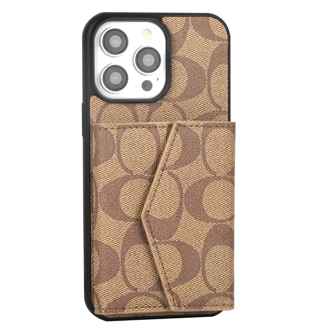 Monogram Wallet Phone Cases – Stylish & Functional Design