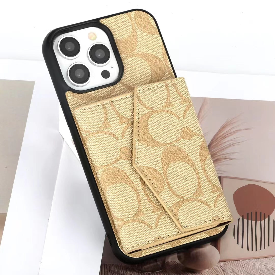 Monogram Wallet Phone Cases – Stylish & Functional Design