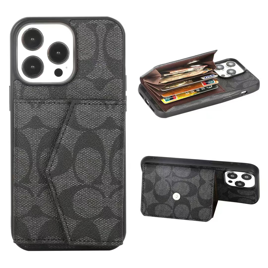 Monogram Wallet Phone Cases – Stylish & Functional Design