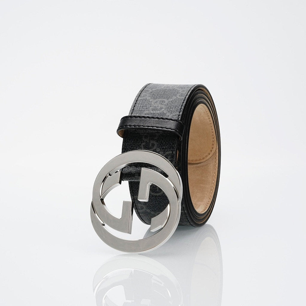 Reversible Leather Belt with Silver Buckle – Premium Leather Belt