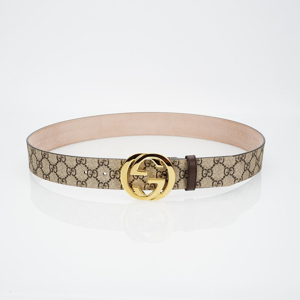 Reversible Leather Belt with Gold Buckle – Premium Leather Belt