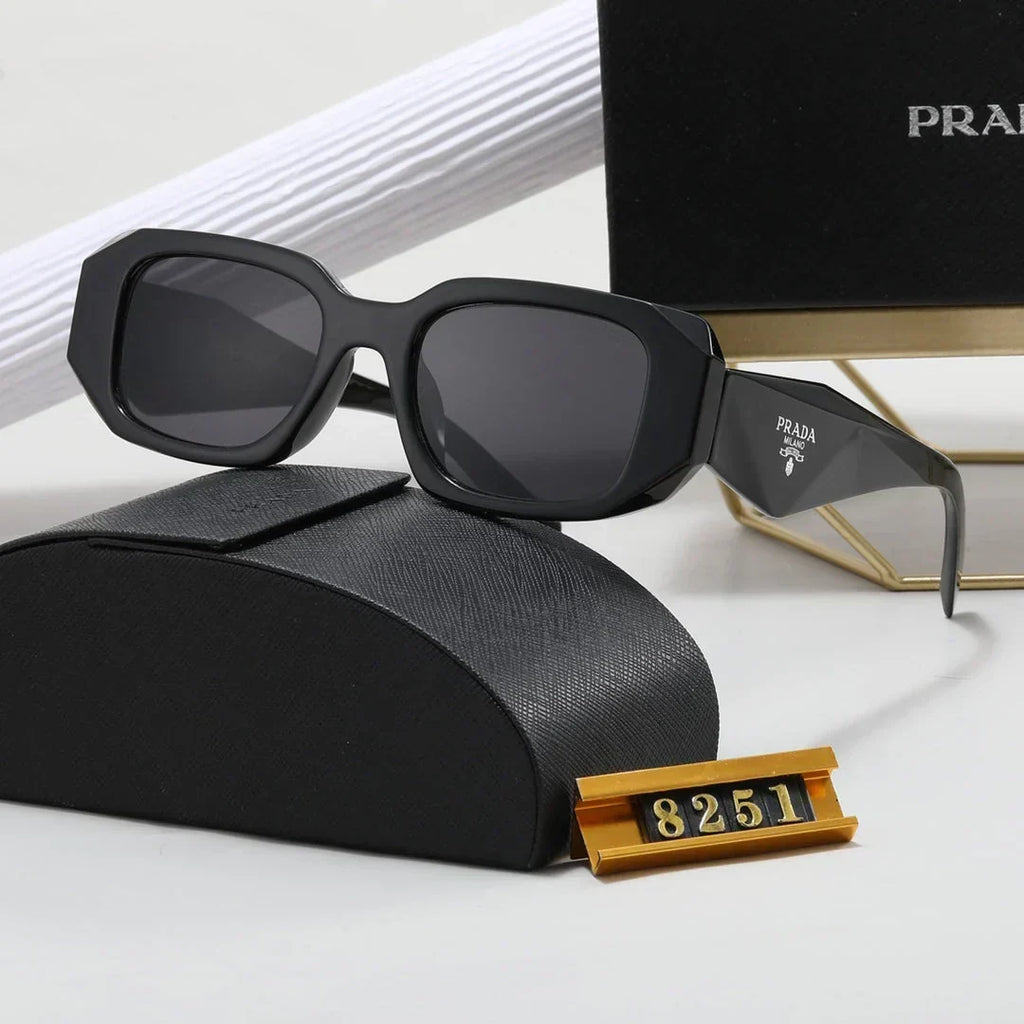 Polygonal Retro Unisex Sunglasses 8251 – UV400 Protection Sunglasses
