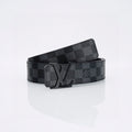 Luxury Black Lacquer Buckle Leather Belt – Premium Leather Belt
