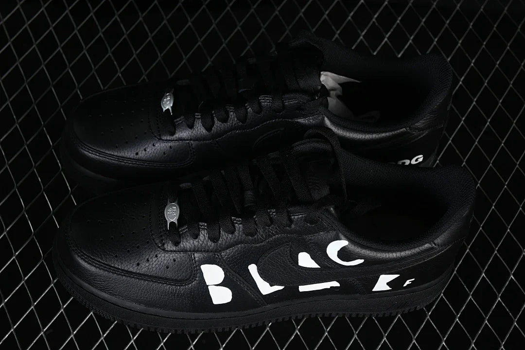 Nike Air Force 1 X Comme Des Garçons "All Black"