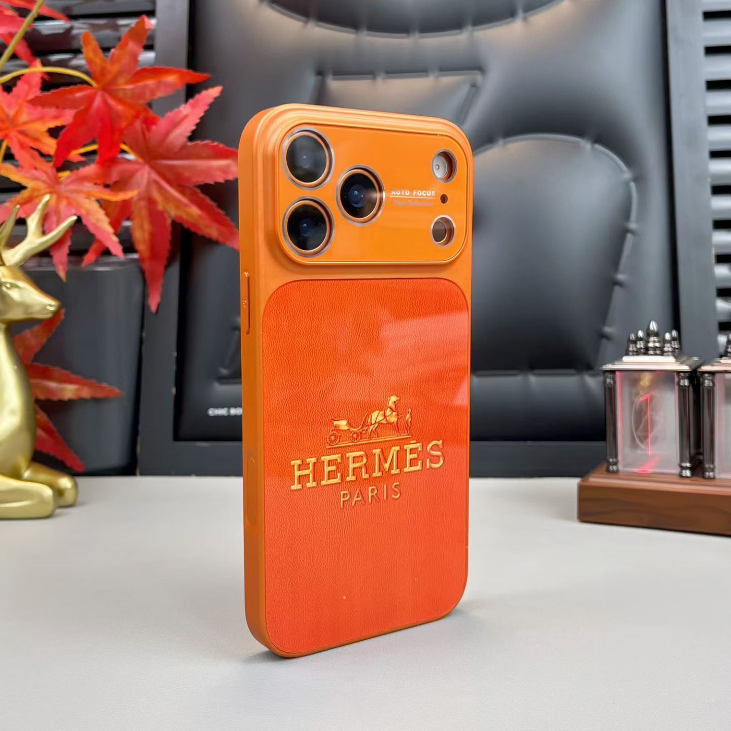 Premium Glass Case For iPhone 17 / 16 / 15 / 14