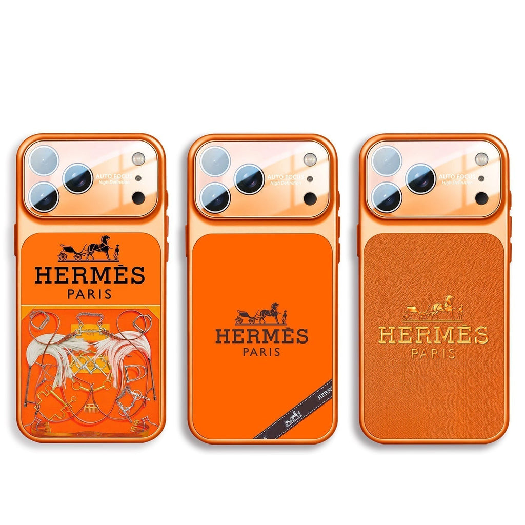 Luxury Orange Series iPhone Case – Premium Protective Phone Cover