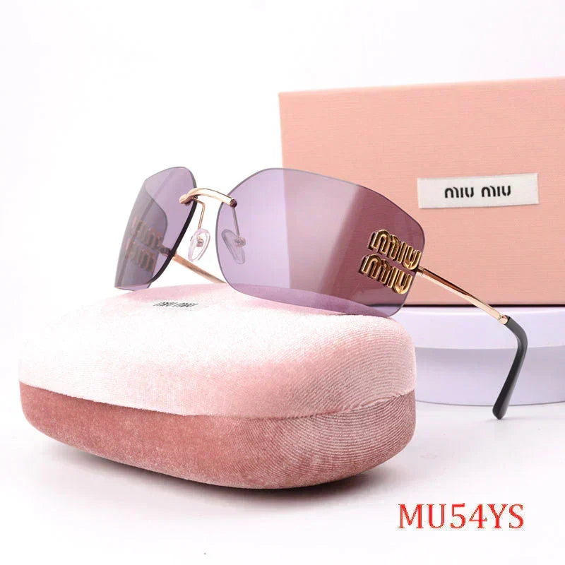 Fashionable Frameless Sunglasses – UV400 Protection Sunglasses