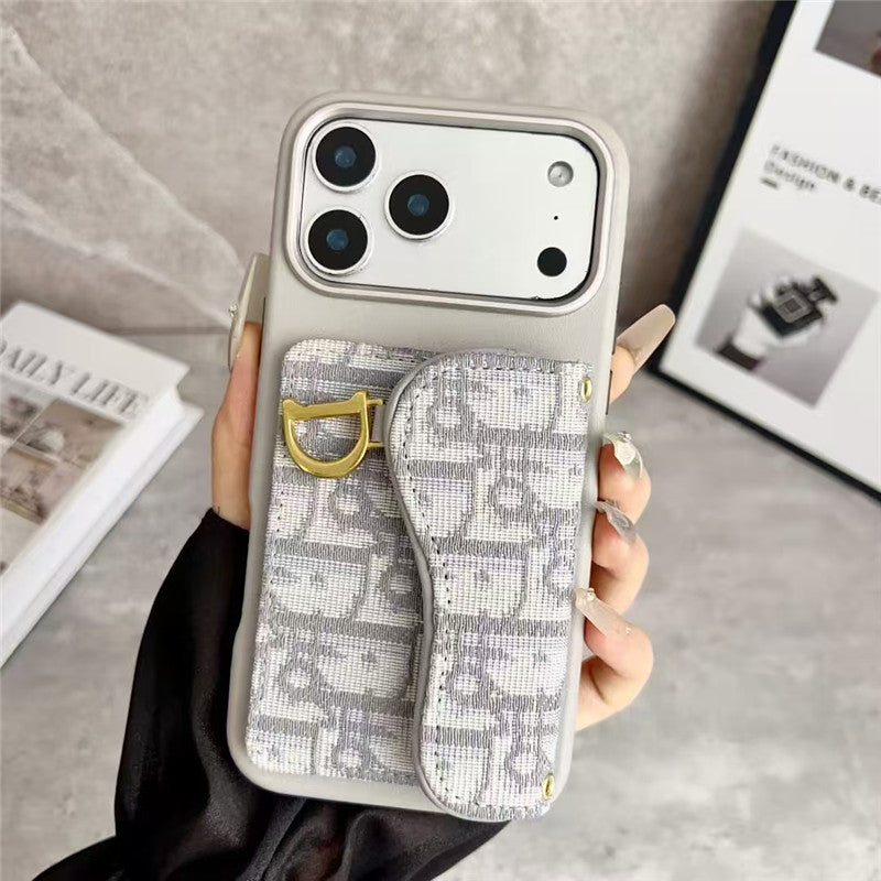 Leather Phone Case With Card Holder For iPhone 17-12