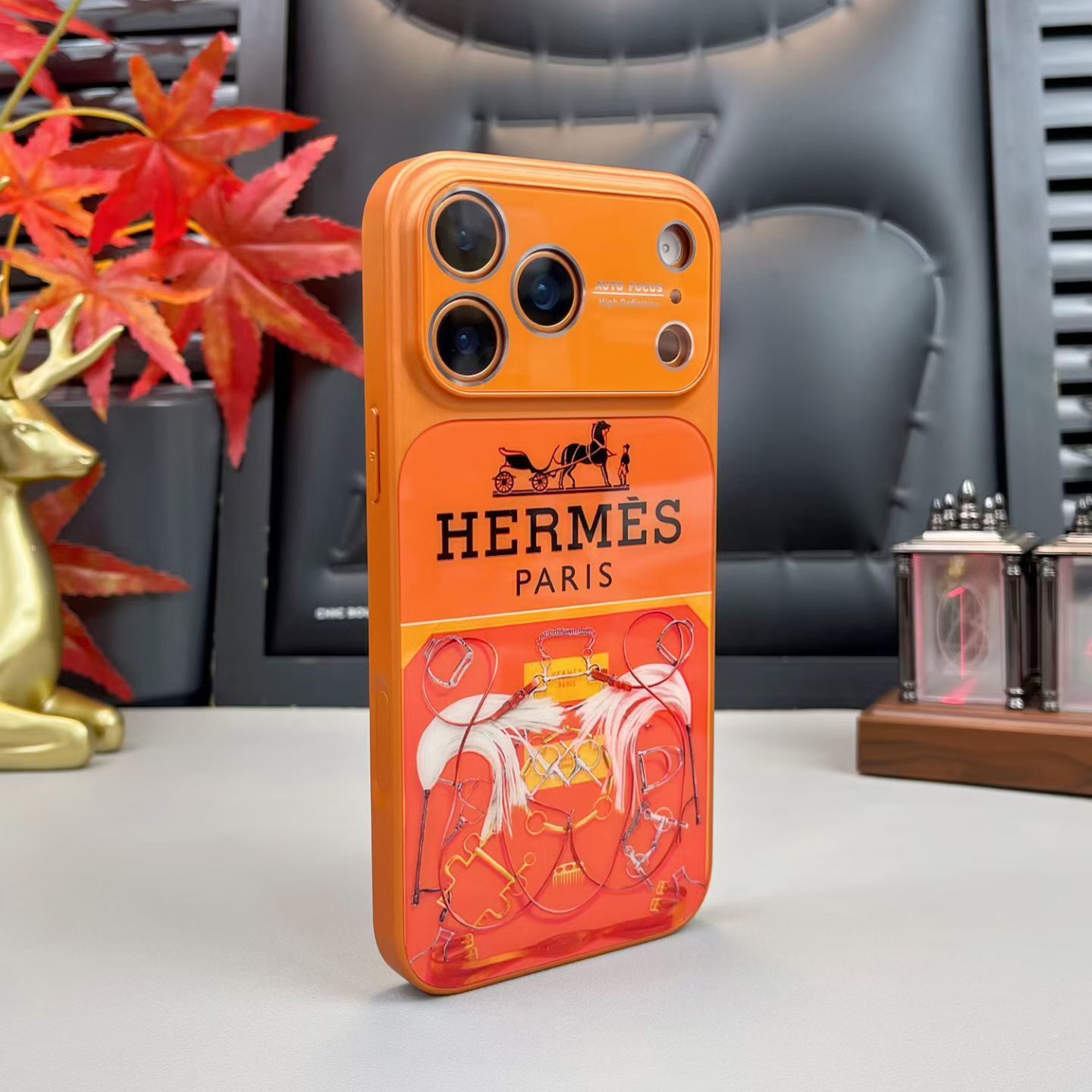Premium Glass Case For iPhone 17 / 16 / 15 / 14