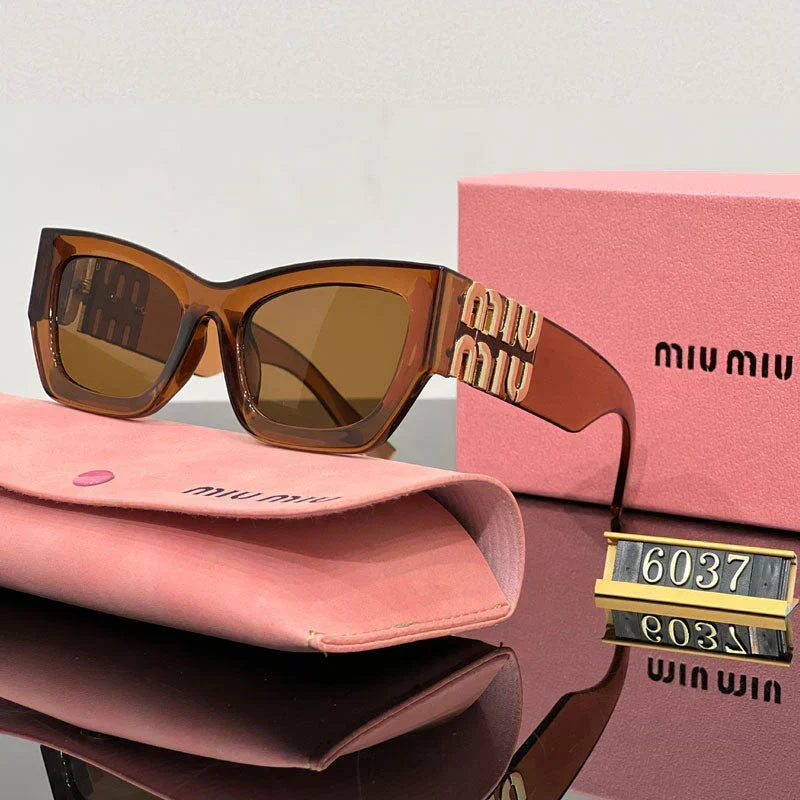Fashion Square Cat-Eye Sunglasses 6037 – UV400 Protection Sunglasses