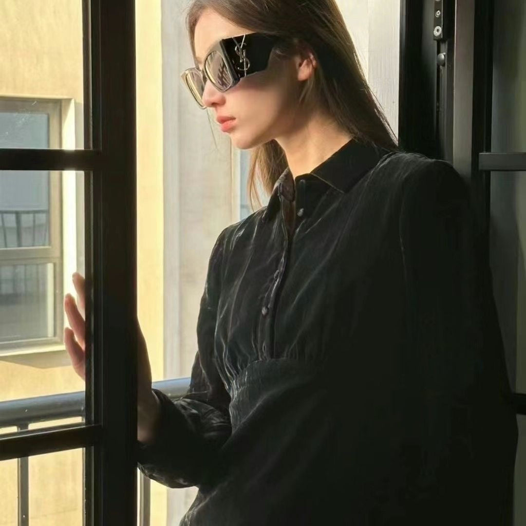 Luxury Large Frame Sunglasses Y Style 01