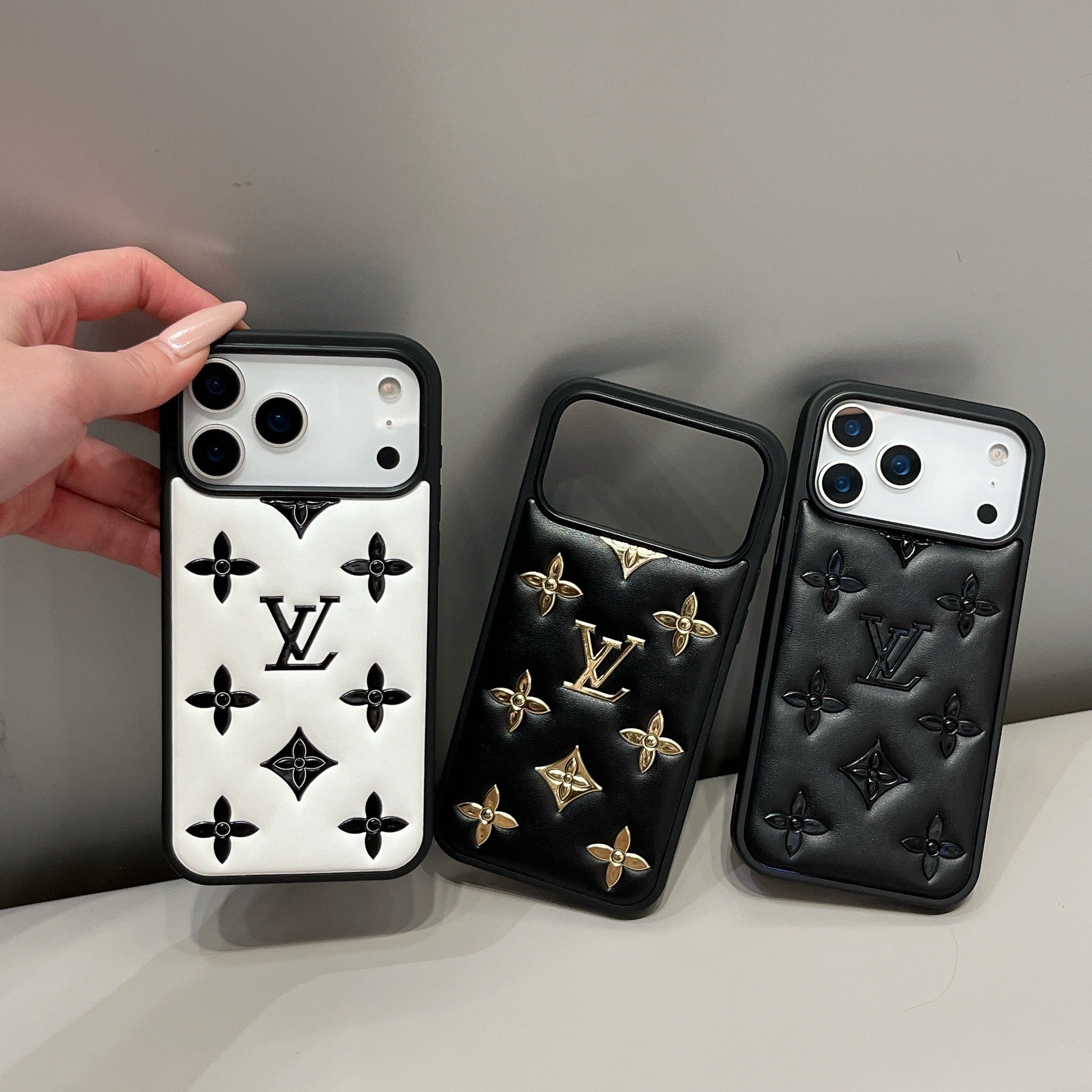 Luxury 3D Embossed Designer iPhone Case – Slim Luxury Protective Cover