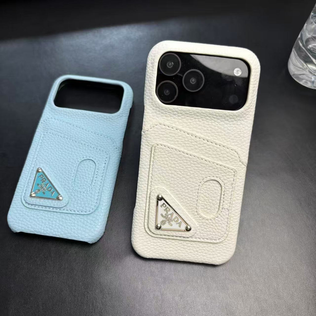 Stylish Case With Card Holder For iPhone 17 / 16 / 15 / 14