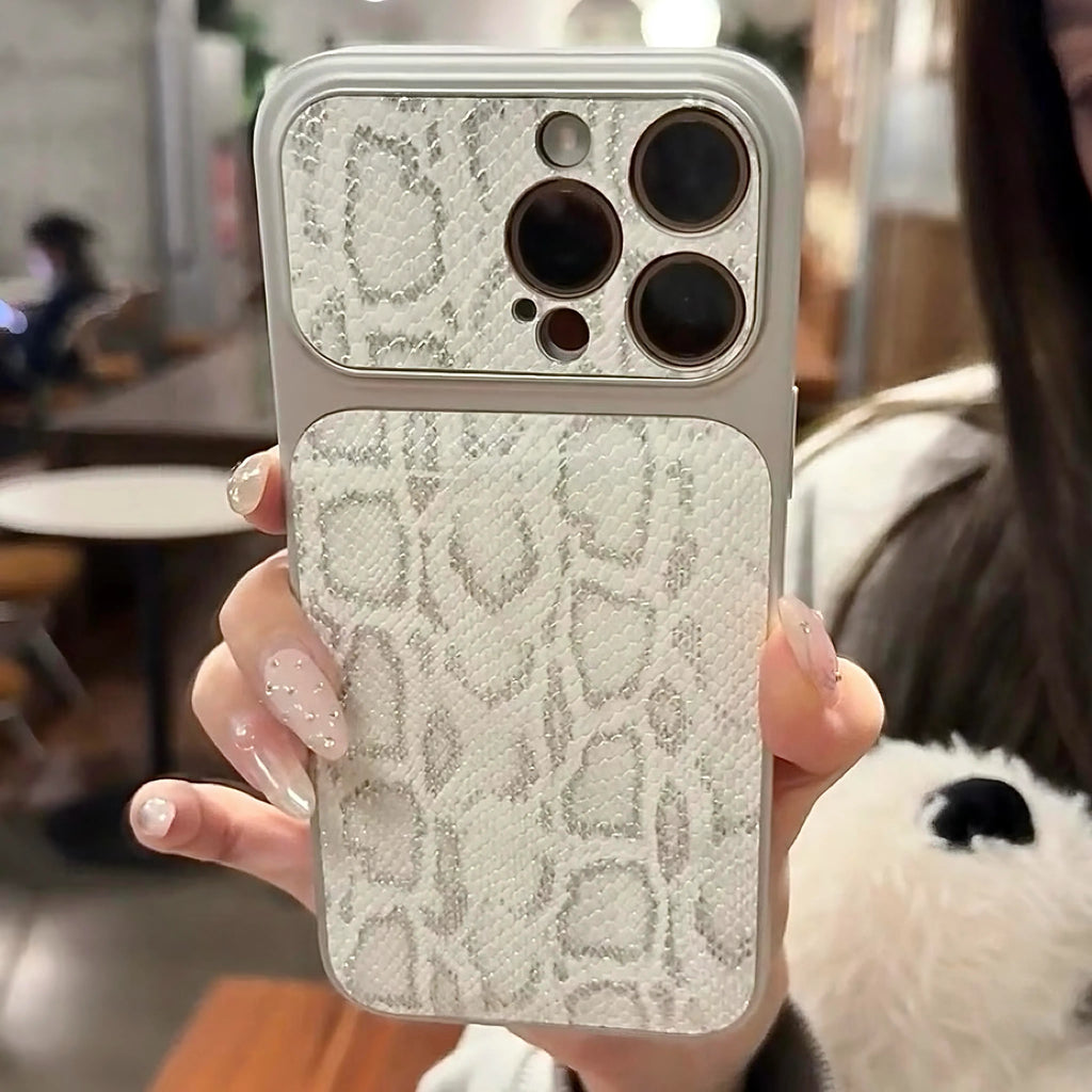 Luxury Snake Skin Texture iPhone Case – Elegant Everyday Protection