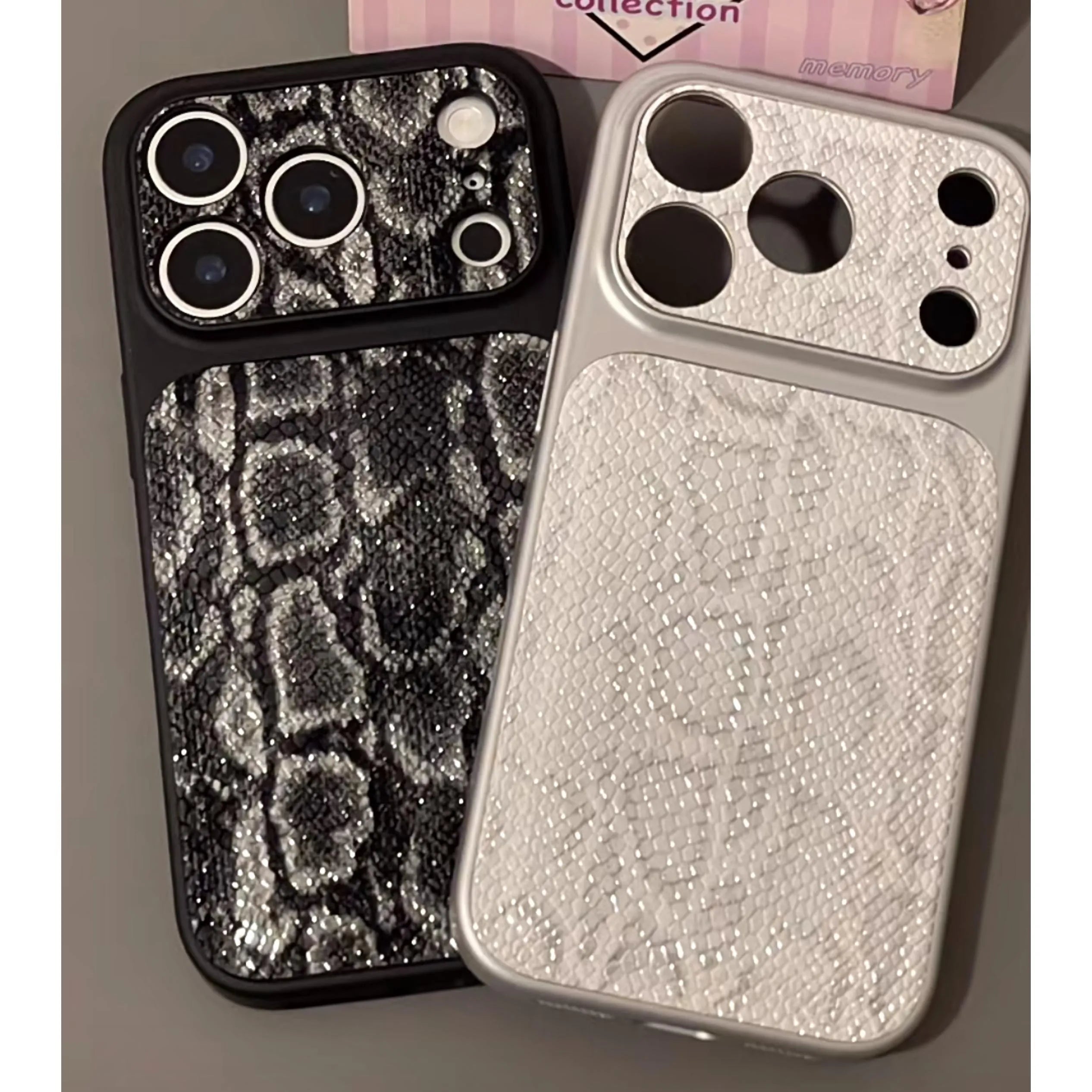 Luxury Snake Skin Texture iPhone Case – Elegant Everyday Protection