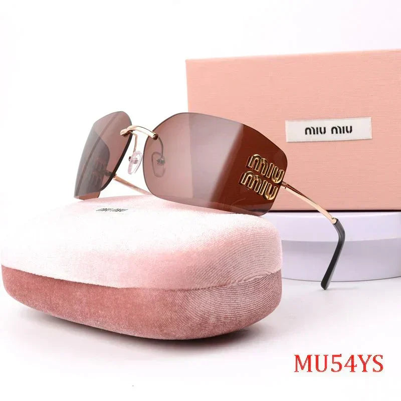 Fashionable Frameless Sunglasses – UV400 Protection Sunglasses