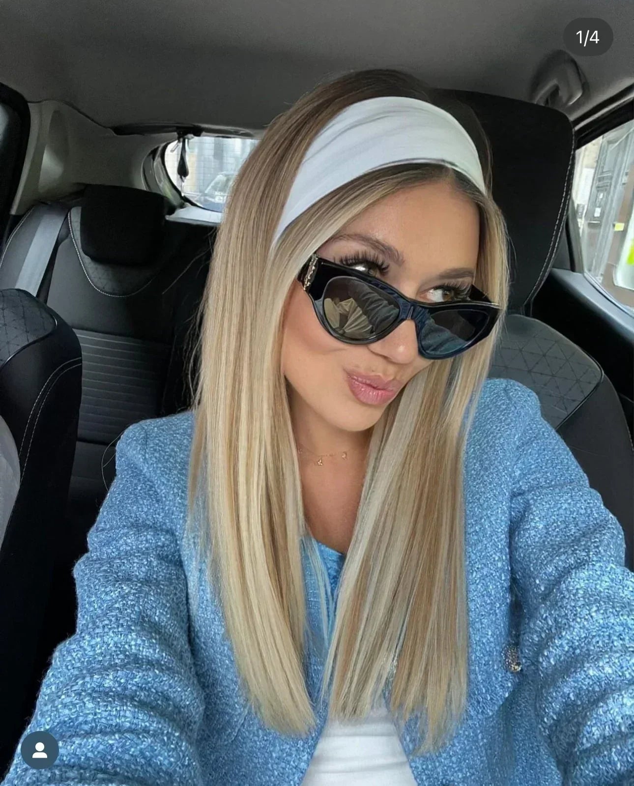 Luxury Large Frame Sunglasses Y Style 019 – UV400 Protection Sunglasses