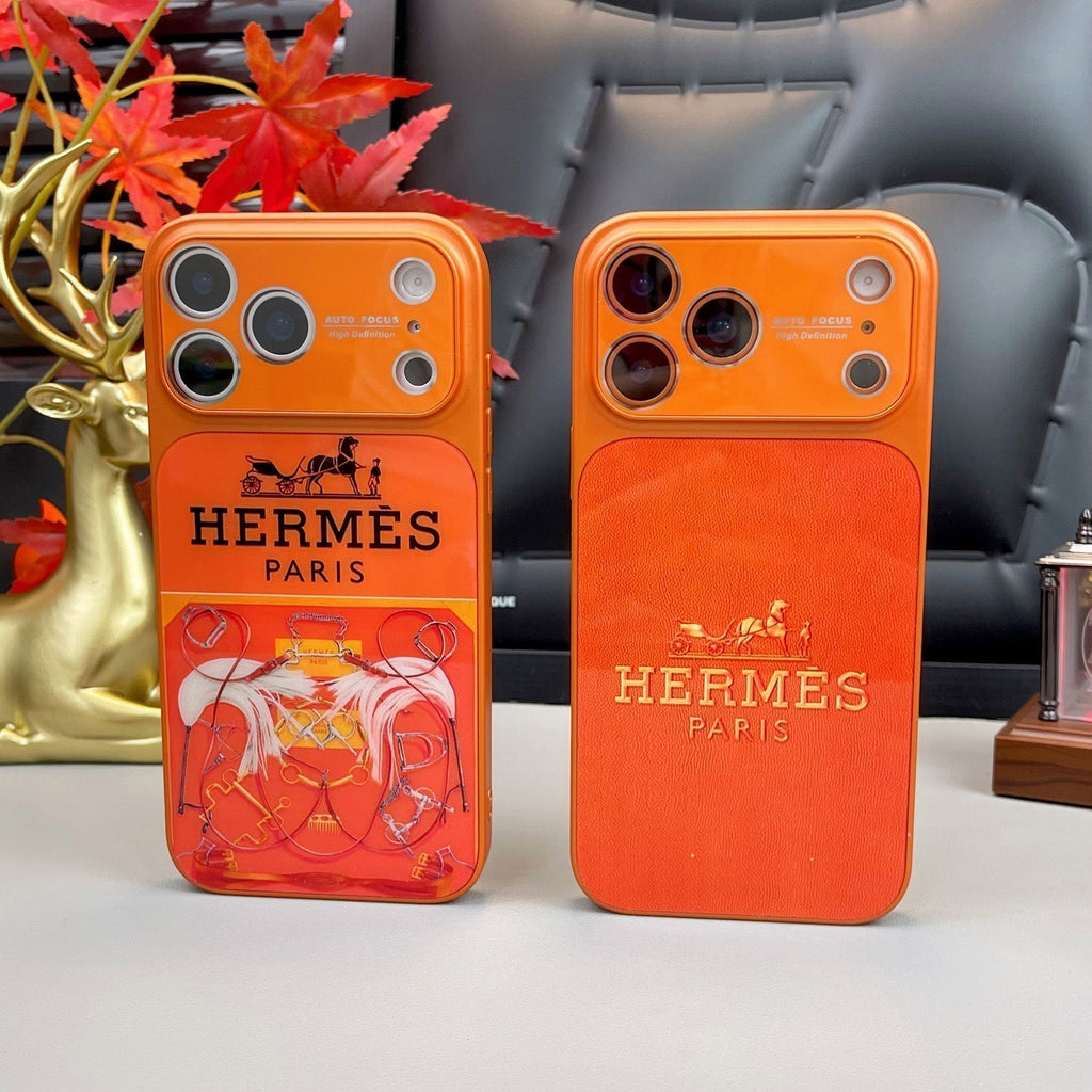 Luxury Orange Series iPhone Case – Premium Protective Phone Cover