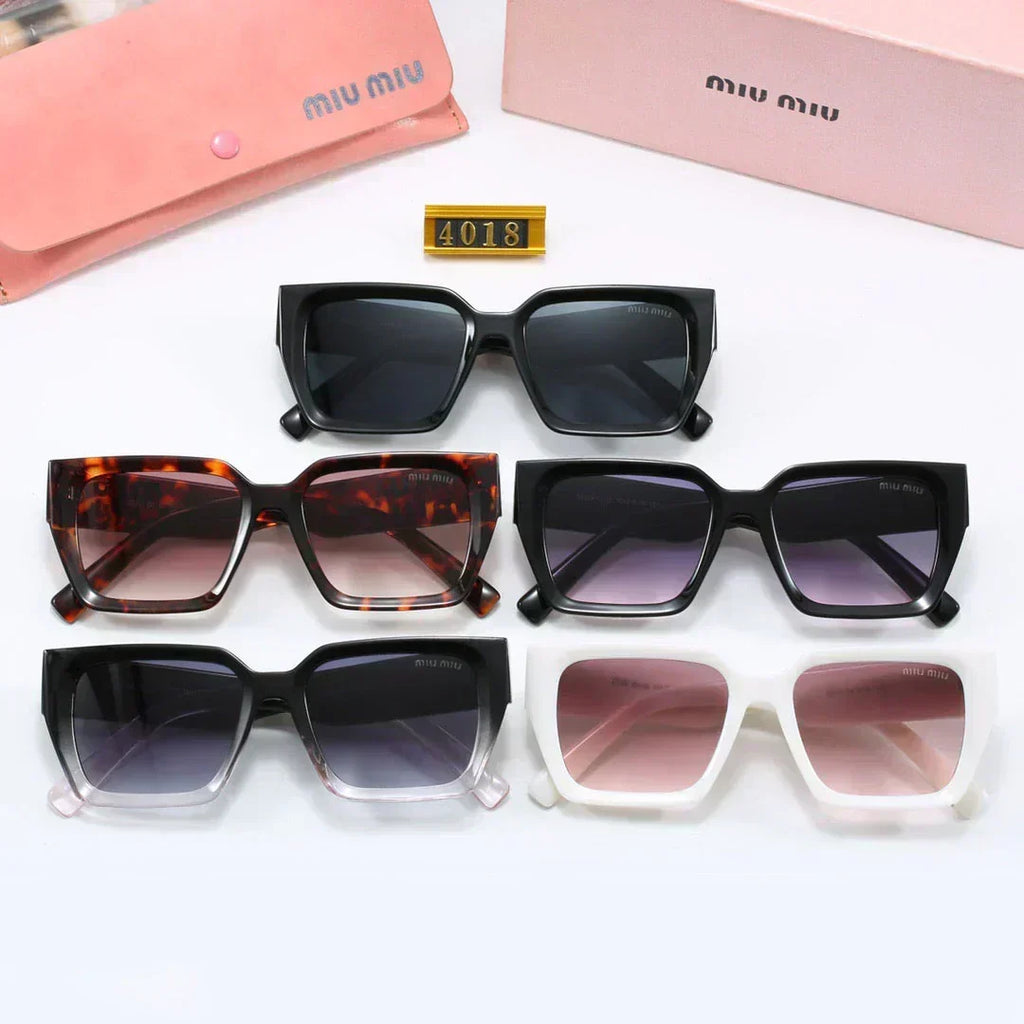 Luxury Square Frame Universal Sunglasses 4018 – UV400 Protection Sunglasses