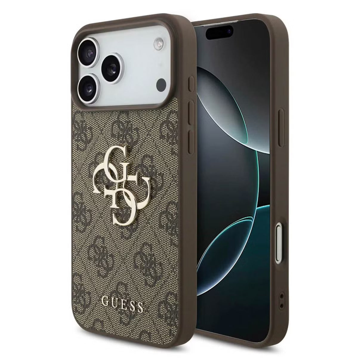 Luxury Metal Logo Back Cover For Apple iPhone 17 / 16 /15 /14