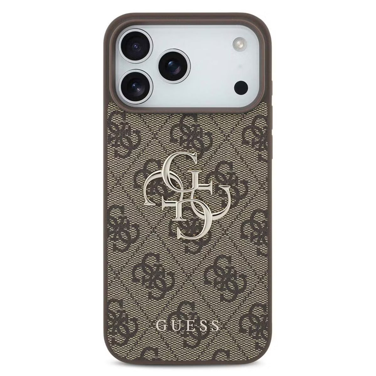 Luxury Metal Logo Back Cover For Apple iPhone 17 / 16 /15 /14