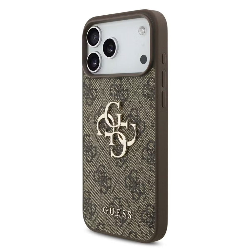 Luxury Metal Logo Back Cover For Apple iPhone 17 / 16 /15 /14