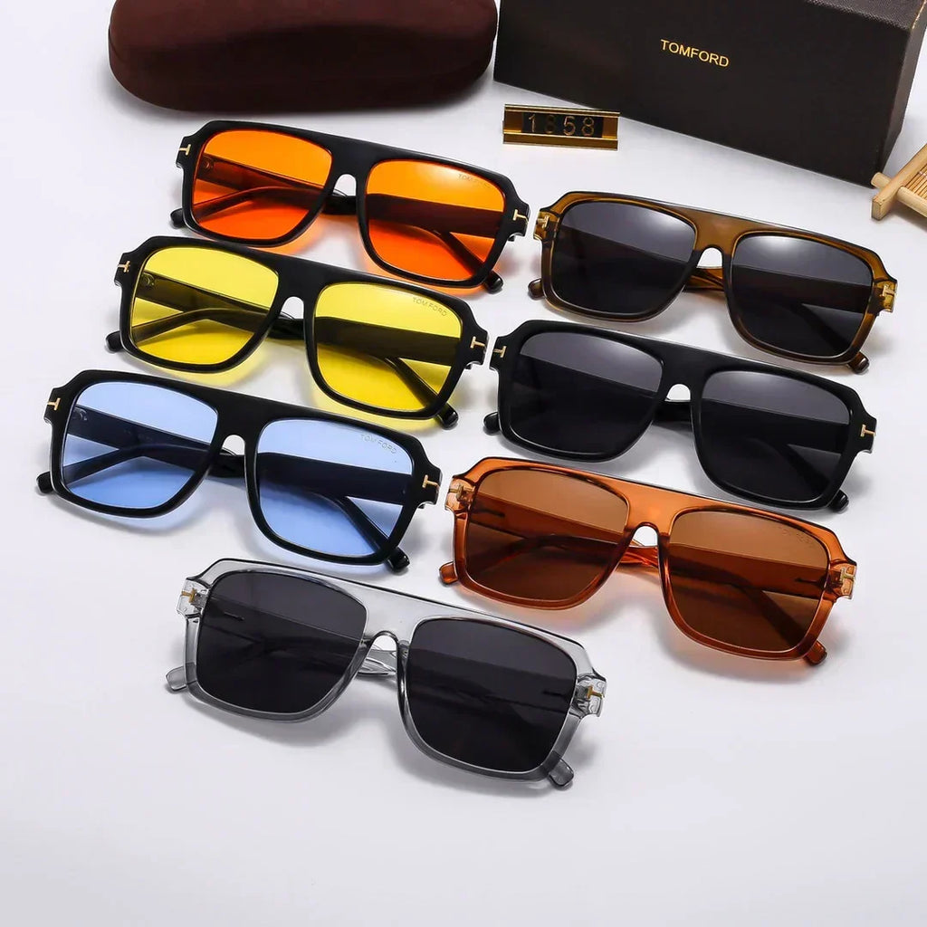 Square Round Sunglasses 1858 – UV400 Protection Sunglasses