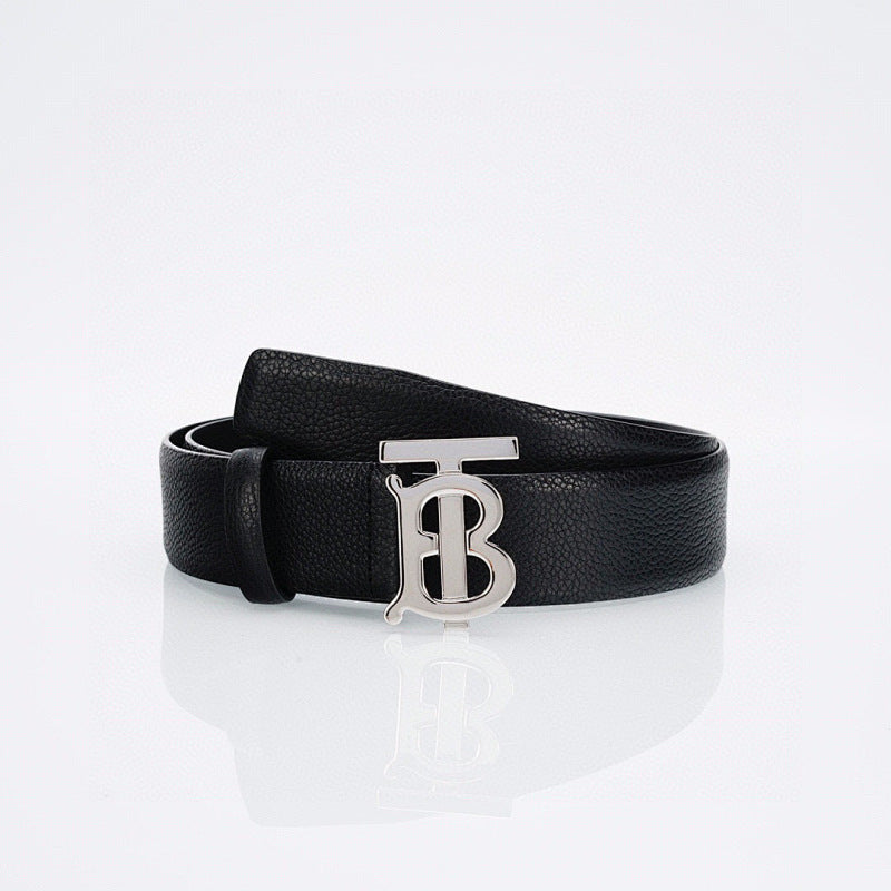 Belt with Silver Buckle – Premium Leather Belt