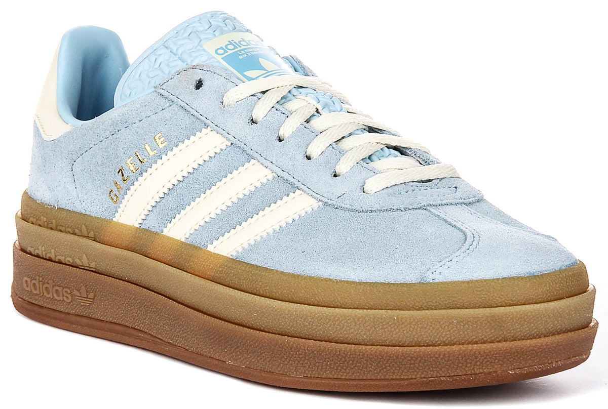 Adidas Gazelle Bold W In Blue White For Women