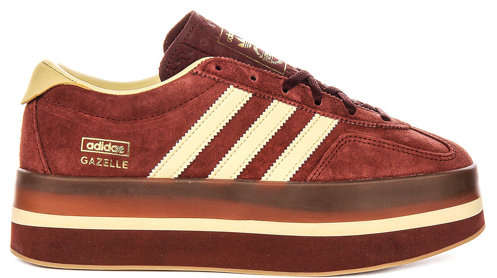 Adidas Gazelle Stack W In Brown For Women