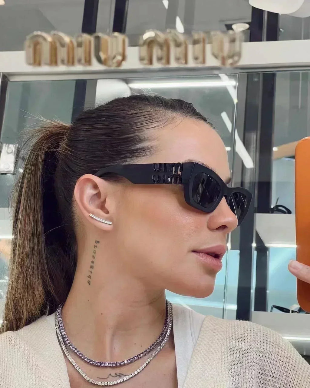 Fashion Square Cat-Eye Sunglasses 6037 – UV400 Protection Sunglasses