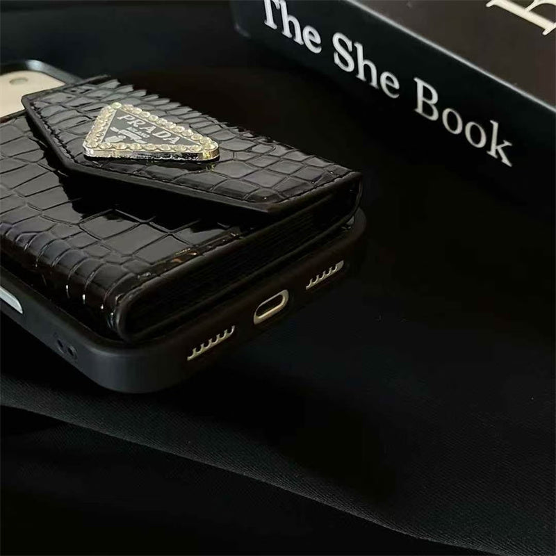 Lux Apple Phone Case with Card Holder For iPhone 17 / 16 / 15 / 14