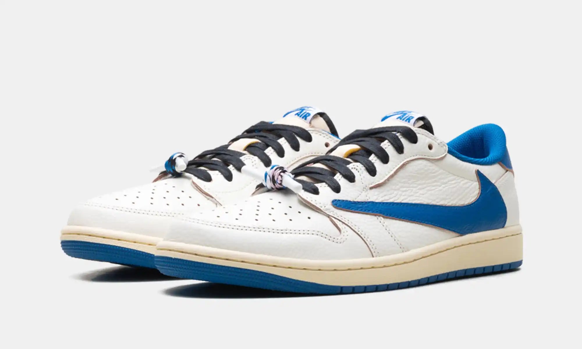 Jordan 1 Retro Low OG SP Fragment x Travis Scott Sail Military Blue