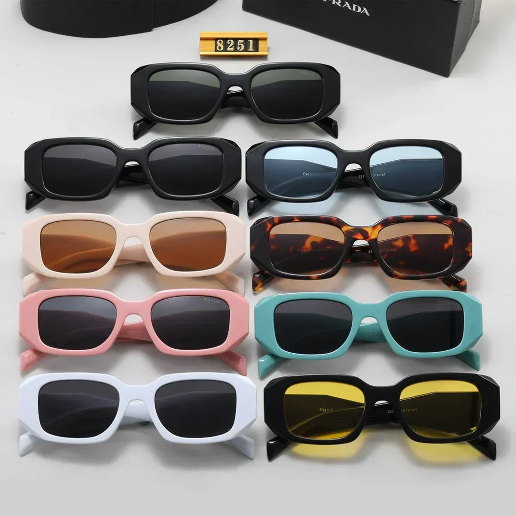 Polygonal Retro Unisex Sunglasses 8251 – UV400 Protection Sunglasses