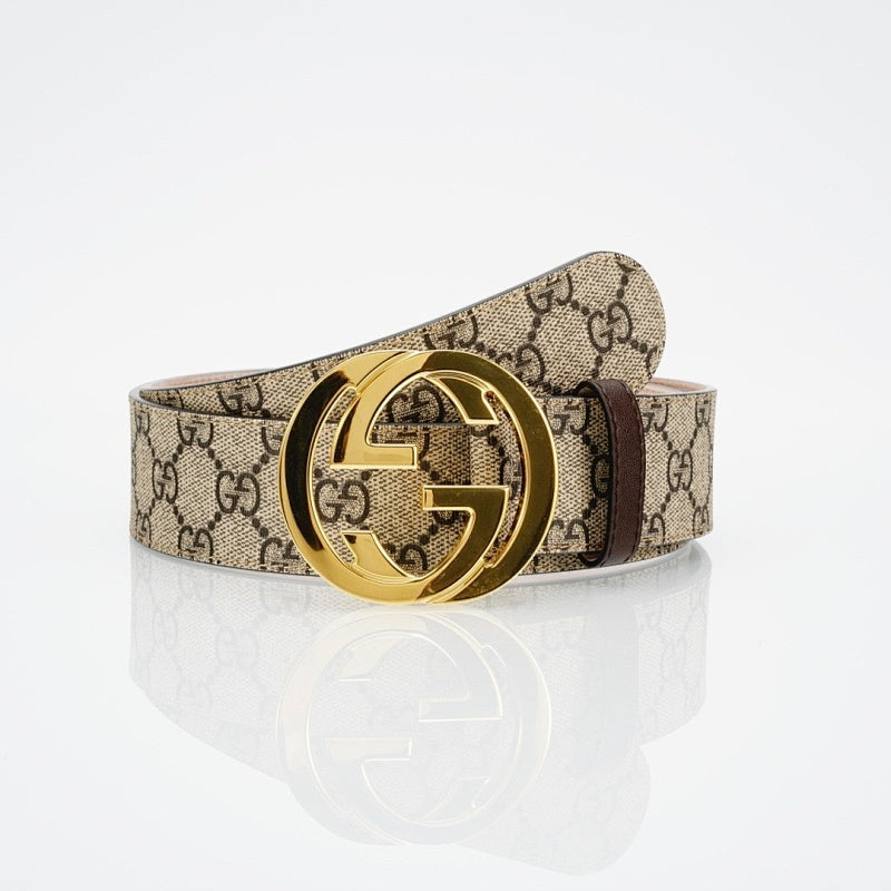 Reversible Leather Belt with Gold Buckle – Premium Leather Belt