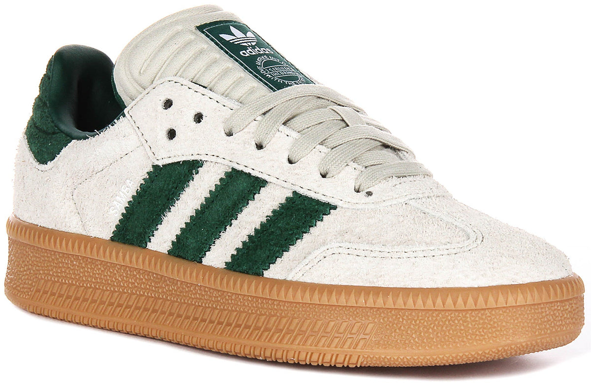 Adidas Samba XLG In Grey Green