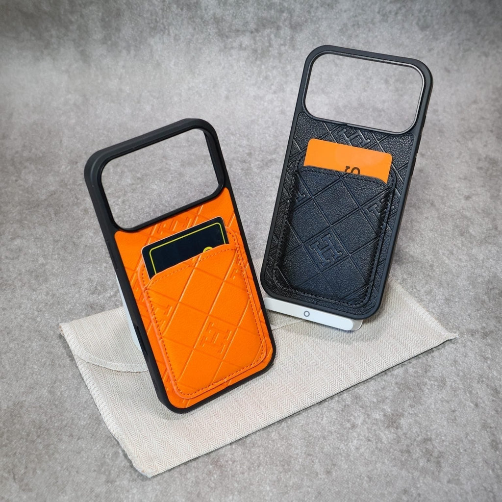 Leather iPhone Case With Card Holder For iPhone 17 / 16 / 15 / 14