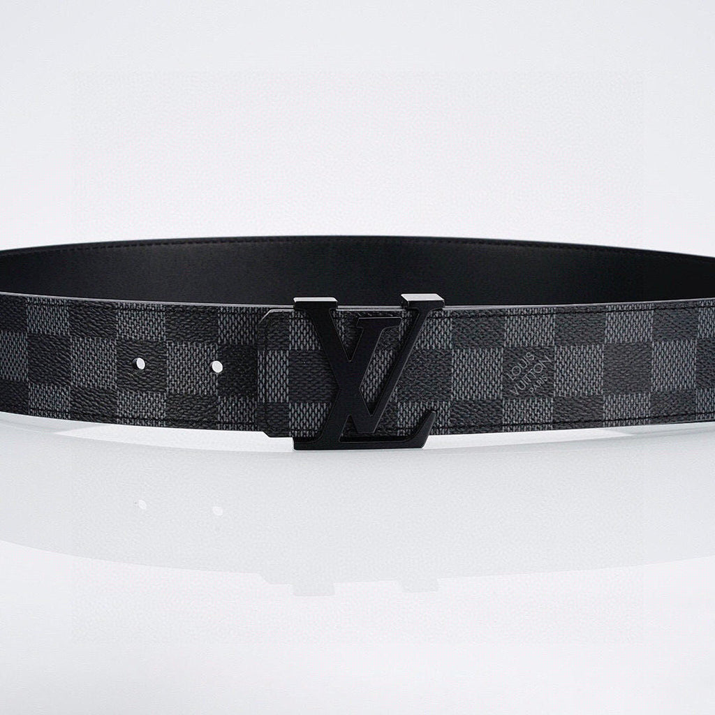Luxury Black Lacquer Buckle Leather Belt – Premium Leather Belt