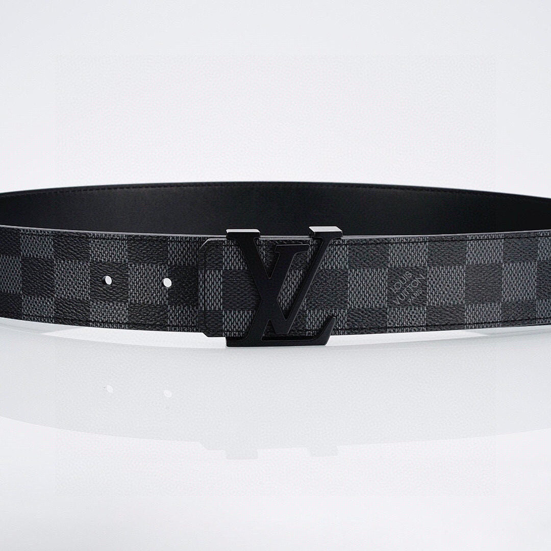 Luxury Black Lacquer Buckle Leather Belt – Premium Leather Belt
