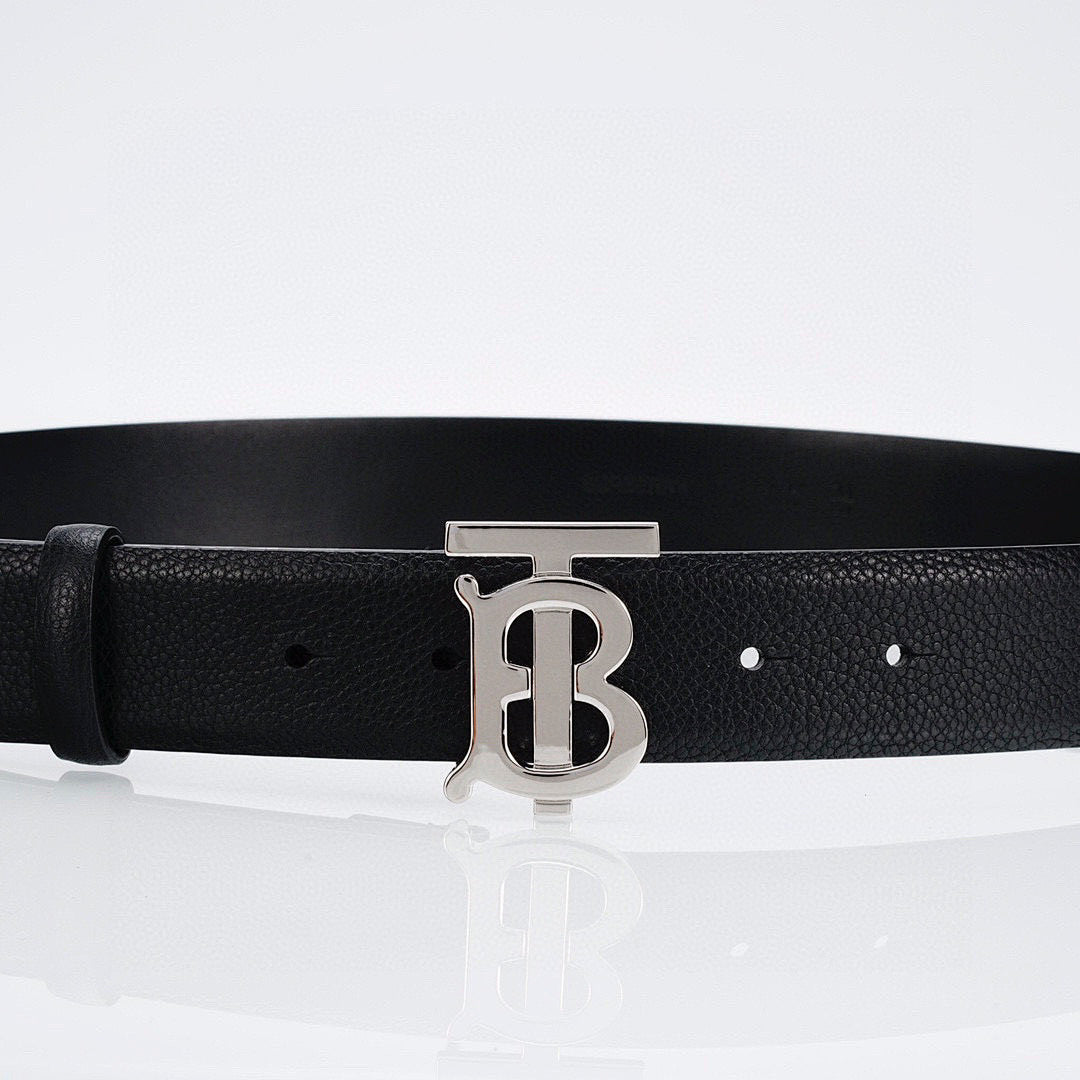 Belt with Silver Buckle – Premium Leather Belt
