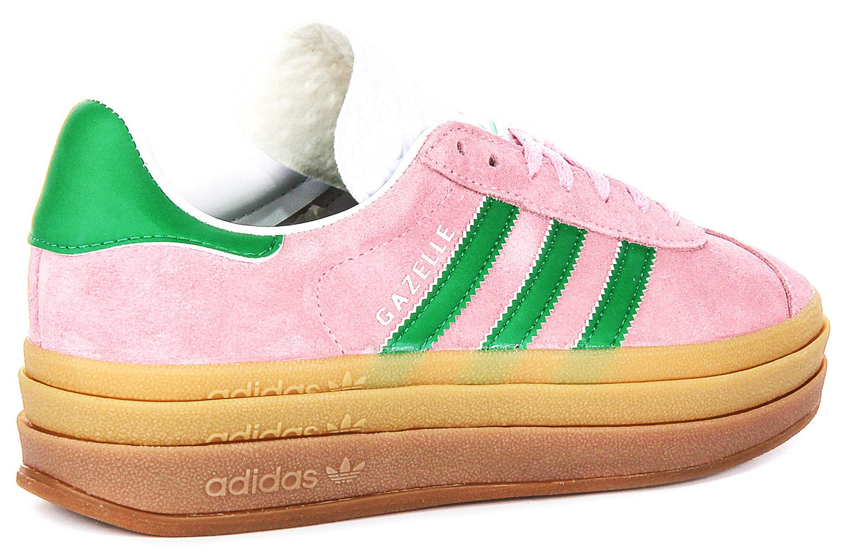 Adidas Gazelle Bold W In Pink White For Women