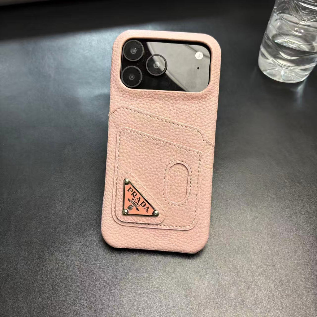 Stylish Case With Card Holder For iPhone 17 / 16 / 15 / 14