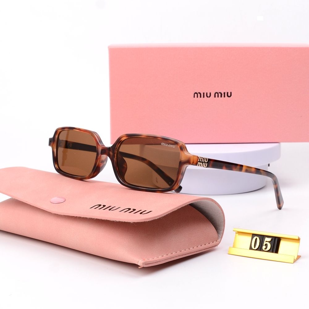 Leopard Print Square Frame Retro Glasses & Sunglasses – UV400 Protection Sunglasses