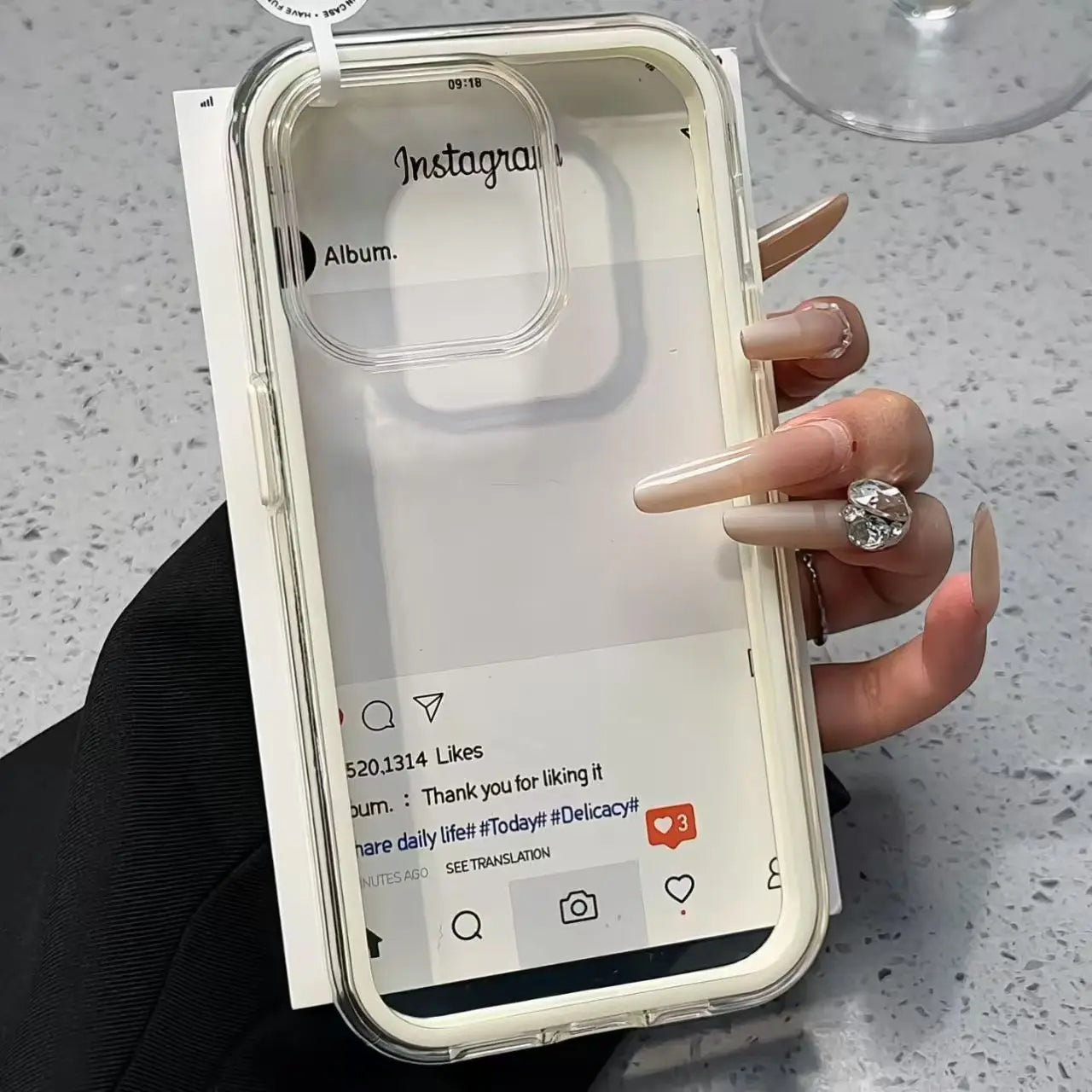 Luxury Candy Color Frame Clear Back Phone Case For iPhone 17 16 15 14 13 12 Pro Max- Acrylic Shockproof Bumper Cover