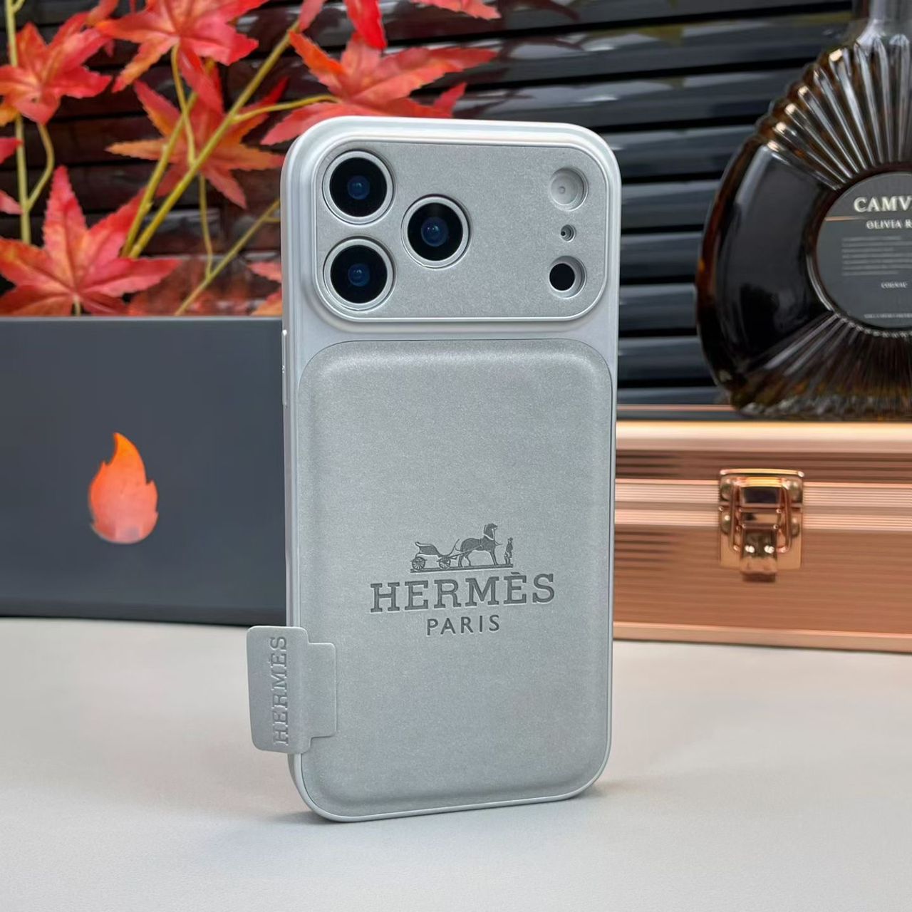 Orange Premium Luxury iPhone Case – Luxury Protection