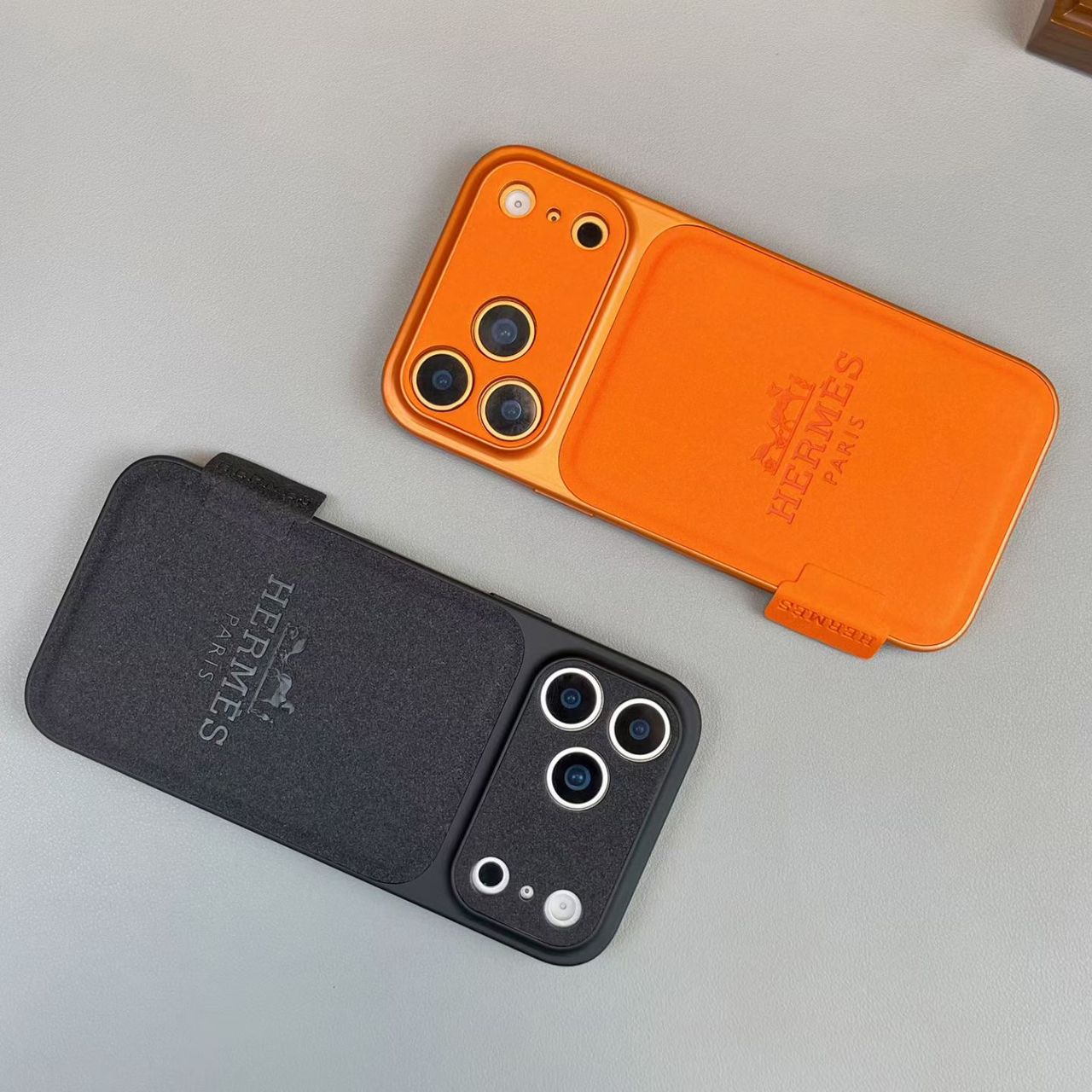 Orange Premium Luxury iPhone Case – Luxury Protection