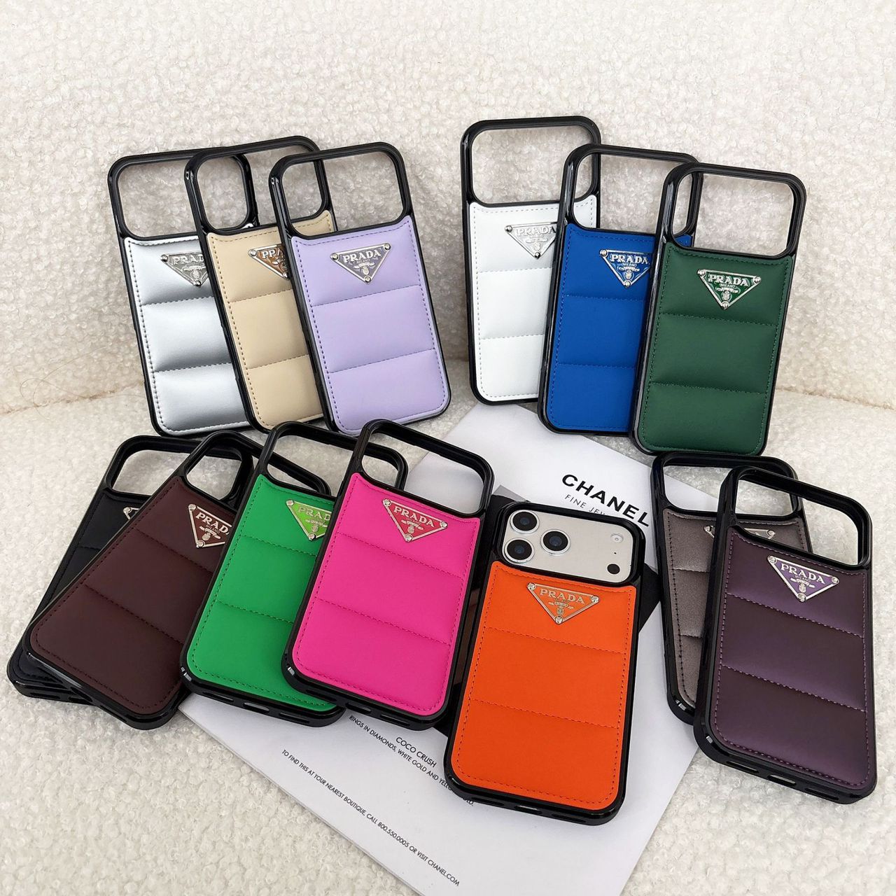 Luxury Puffer Phone Case For iPhone 17 / 16 / 15 / 14