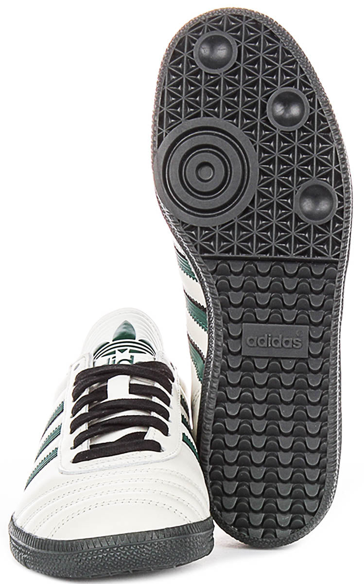 Adidas Samba Jp In White Green For Youth